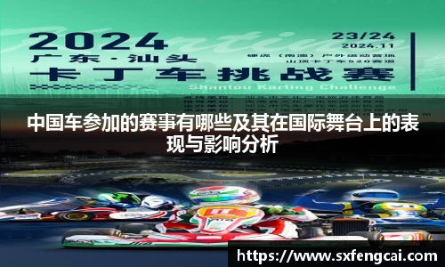 中国车参加的赛事有哪些及其在国际舞台上的表现与影响分析